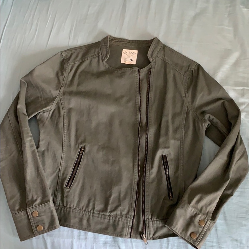 LA Hearts Green Army Jacket!